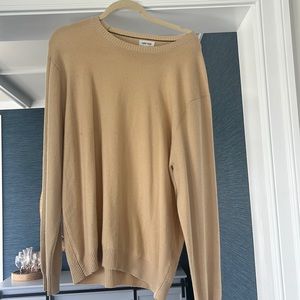 Tyler Böe 100% tan cashmere sweater. Only worn once. Perfect condition